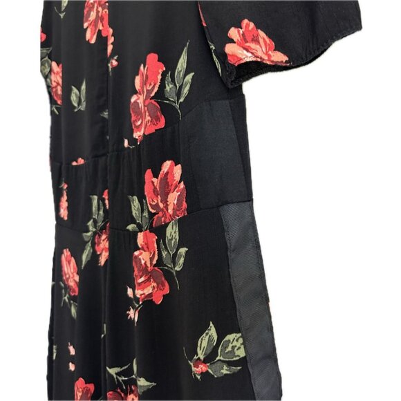 Nobody's Child (Topshop) Rose Print Jumpsuit - Picture 8 of 11